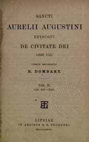 Cover of De civitate Dei