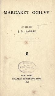 Cover of Margaret Ogilvy, and others