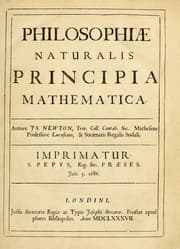 Cover of Philosophiae naturalis principia mathematica